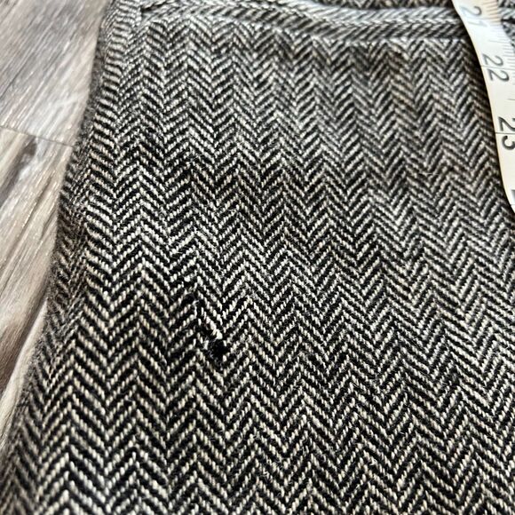 Paper Denim & Cloth Wool Herringbone Blazer 2005 Mens 4 Gray Tweed Sport Coat - Picture 9 of 10